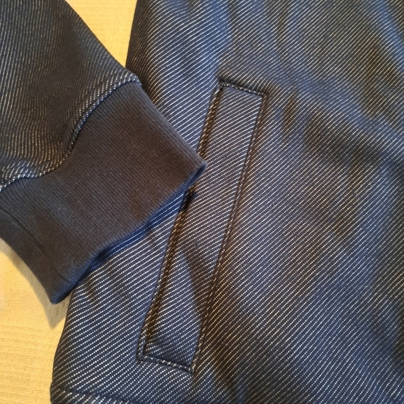 Marc Anthony men's large blue sweater with fuzzy lining - Picture 3 of 6